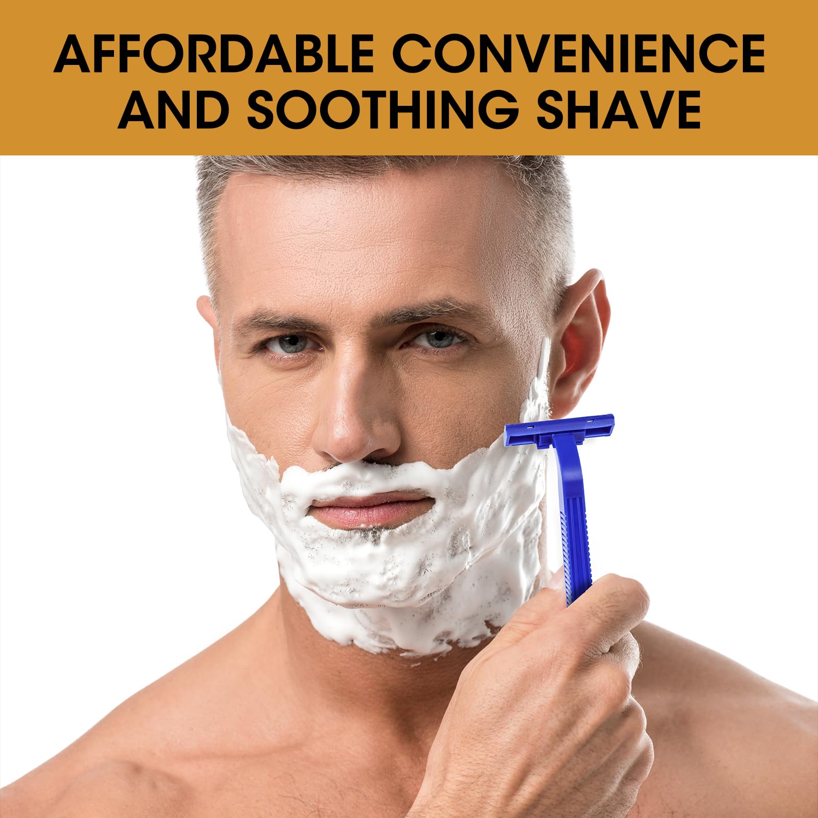 CXYARY razors arranged as hotel amenities for guest-ready supplies