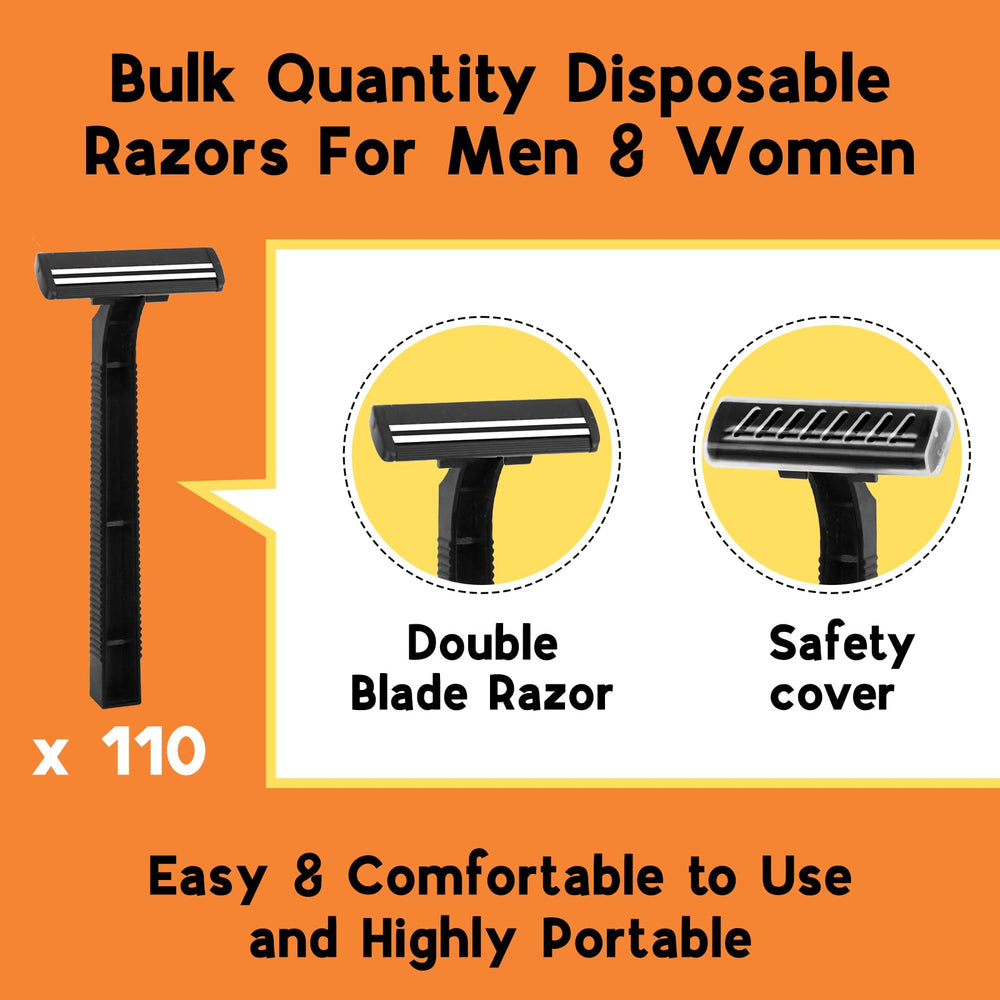 CXYARY single razor close-up showing twin blades and comfortable grip