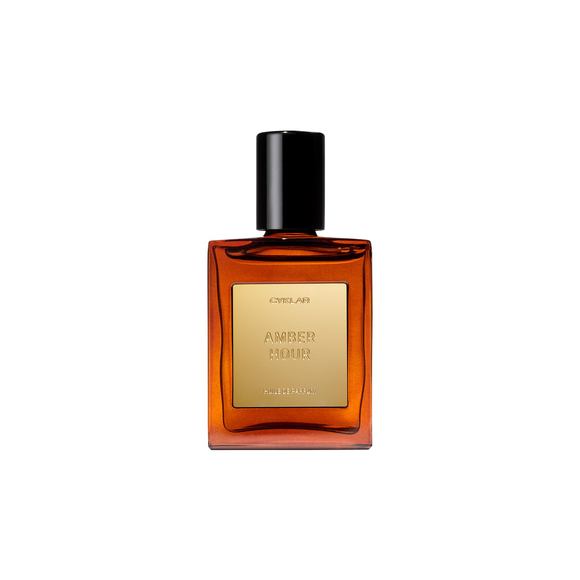 CYKLAR amber hour front bottle showing compact travel-ready design and appeal