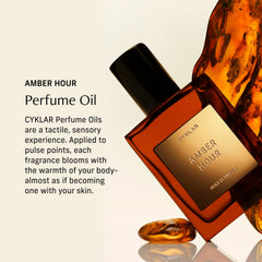 CYKLAR amber hour roll-on applicator detail for precise, no-waste application