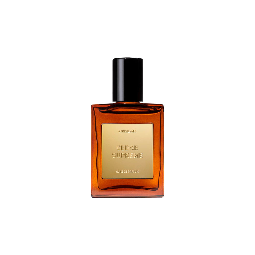 CYKLAR Cedar Supreme front bottle showing compact travel-ready design