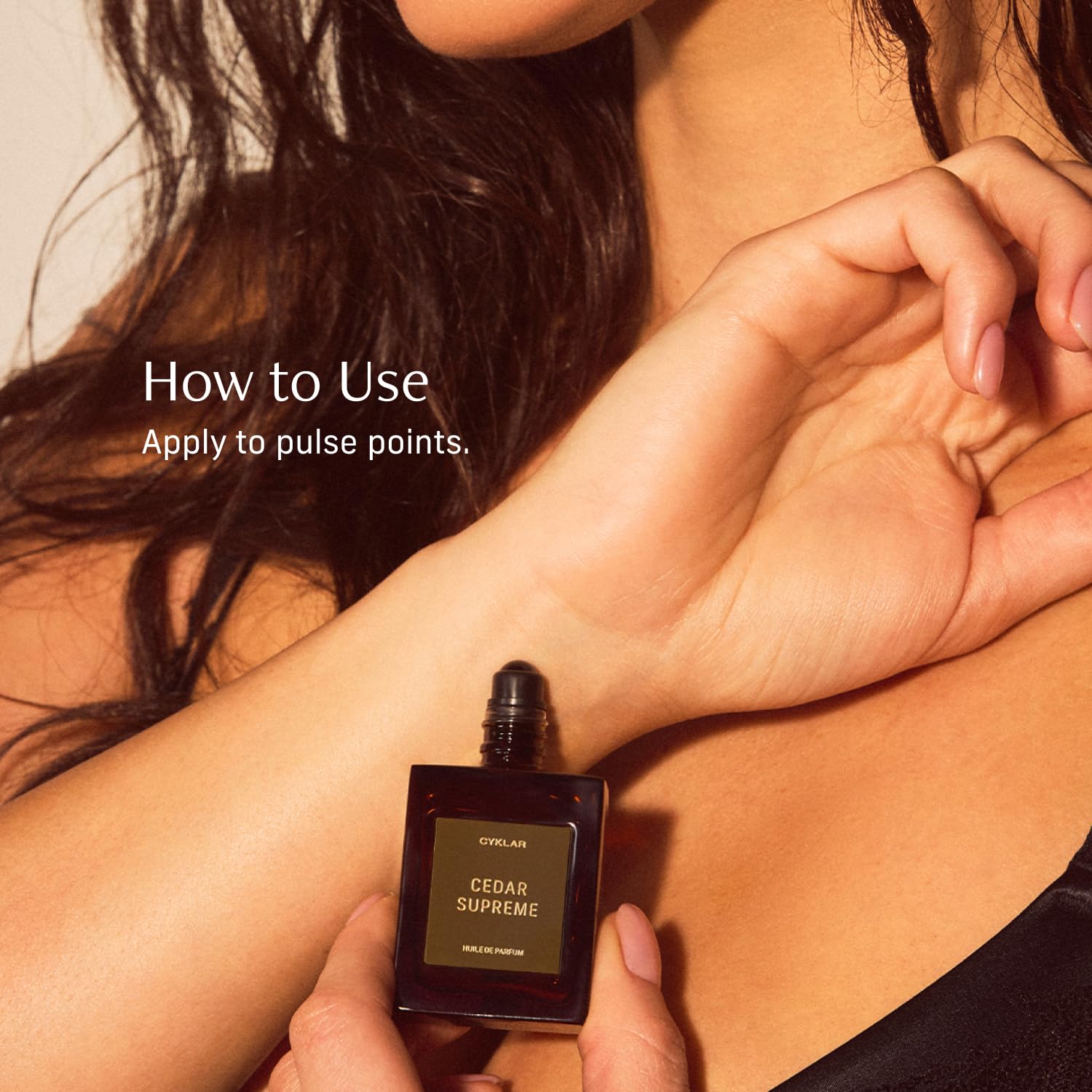 CYKLAR 15ml bottle beside common items to show portable size benefit