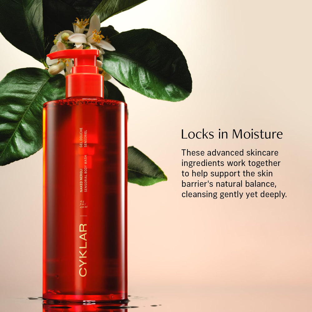 CYKLAR silky lather close-up illustrating gentle foaming and hydrated skin feel