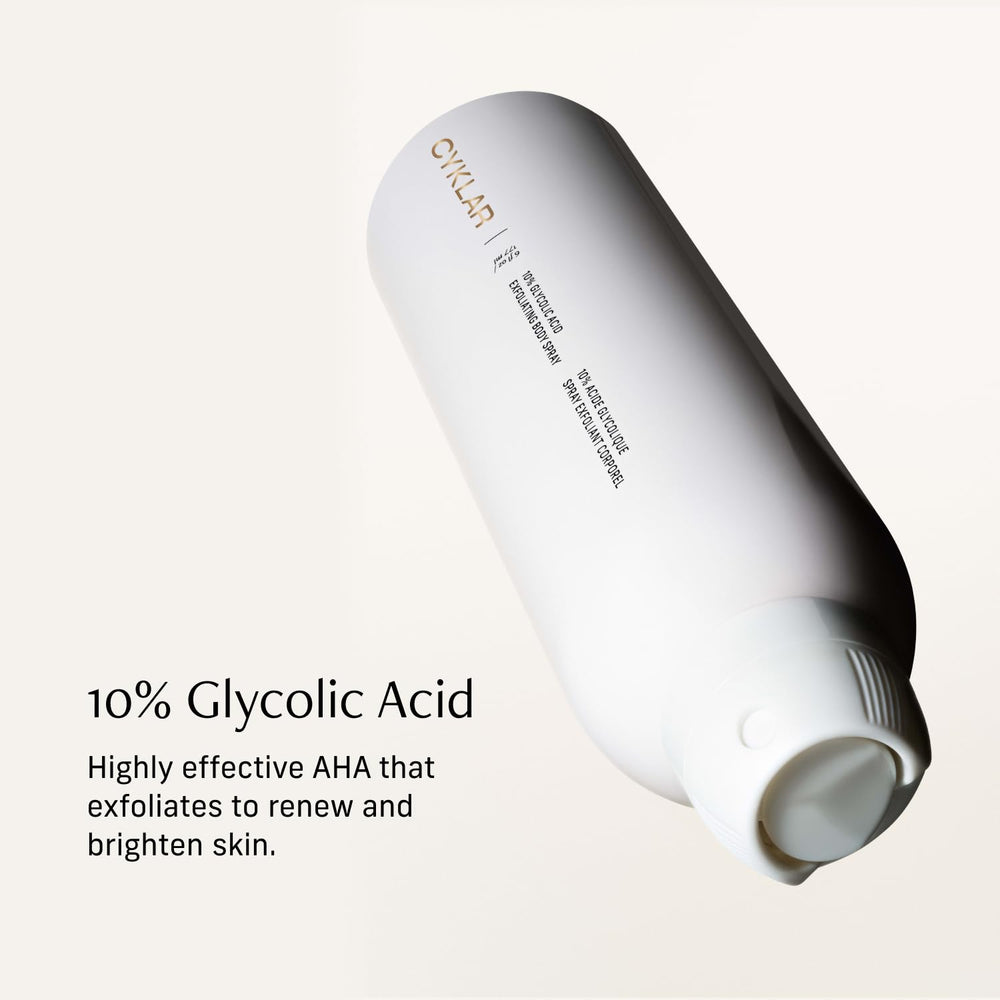 CYKLAR product texture misting to show lightweight formula