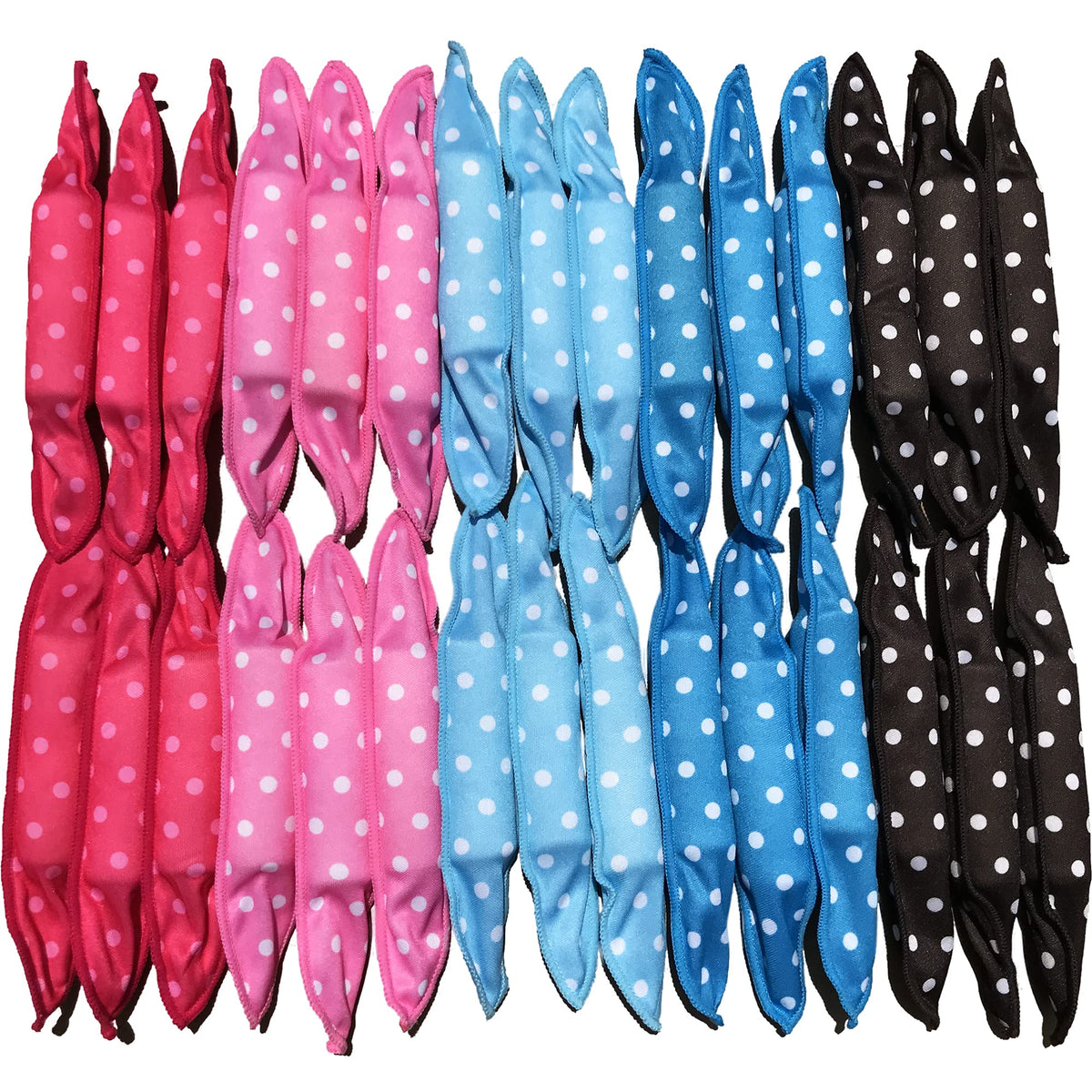 Dababell front packaging showing 40 soft curlers and kit benefits