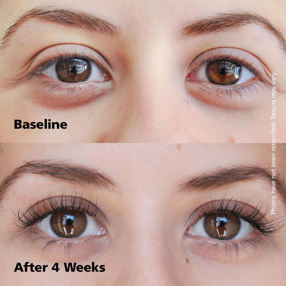 Dabalash brow application demo showing brand aiding neater, fuller-looking brows