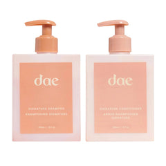 DAE front packaging showing both bottles for an easy routine