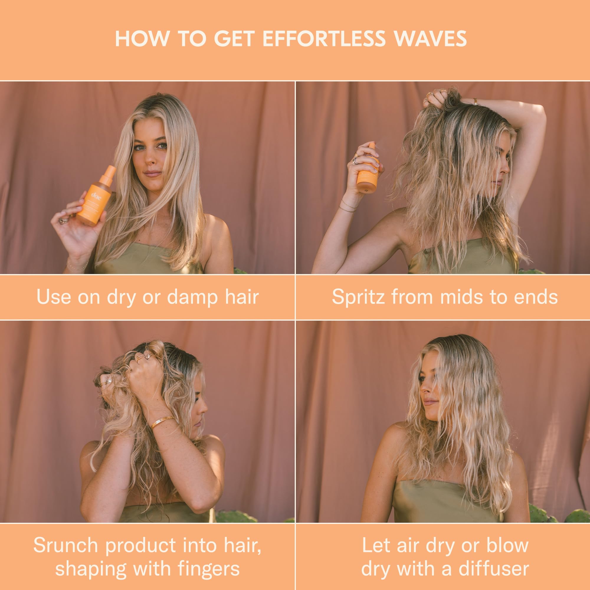 DAE used on beach waves in lifestyle shot showing effortless texture