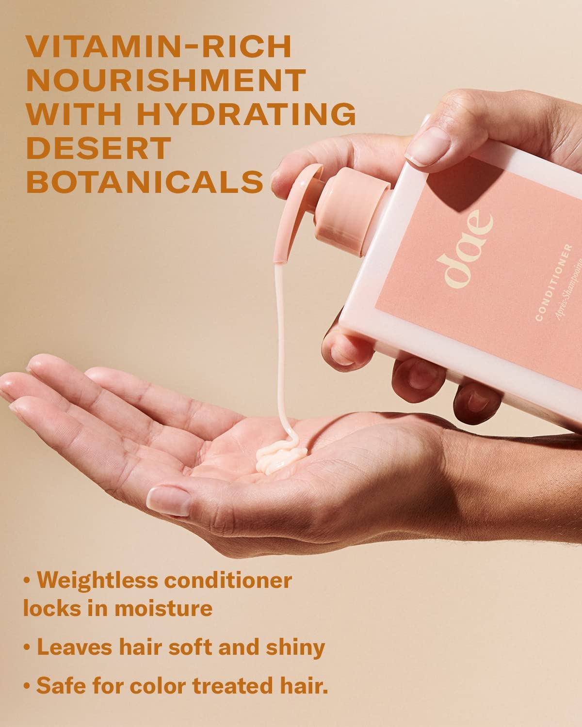 DAE shampoo in use rinsing buildup for refreshed scalp