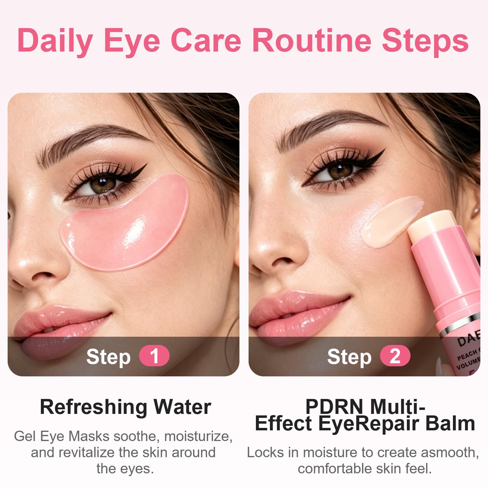 Daesme hydrogel eye patch single pair ready to soothe puffiness quickly