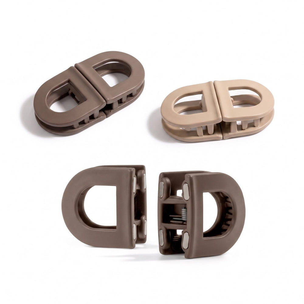 DAFNI KLIX front packaging showing sandstone clips and branding for reliable styling