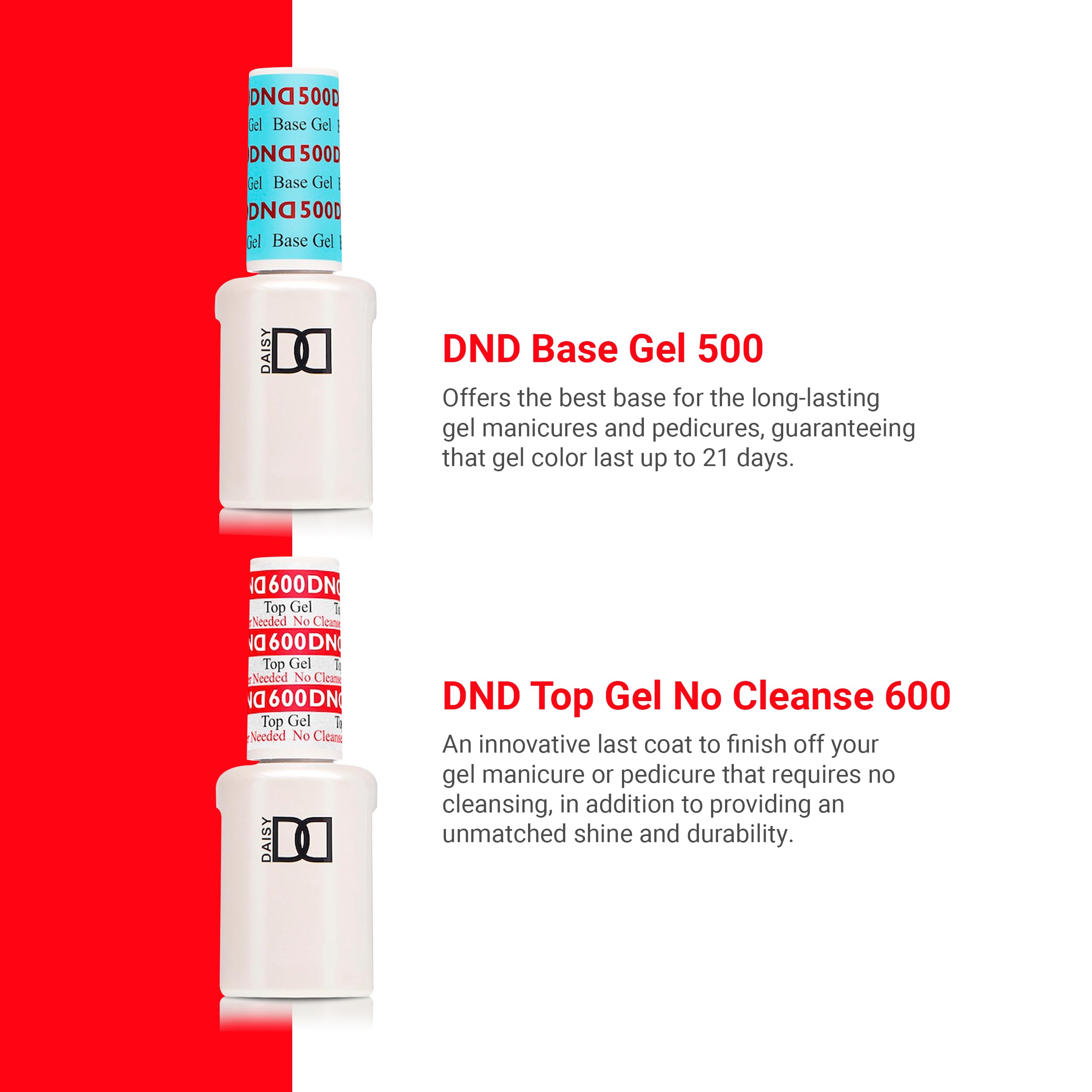 DAISY DND base gel brush close-up, showing smooth application and precise control benefit