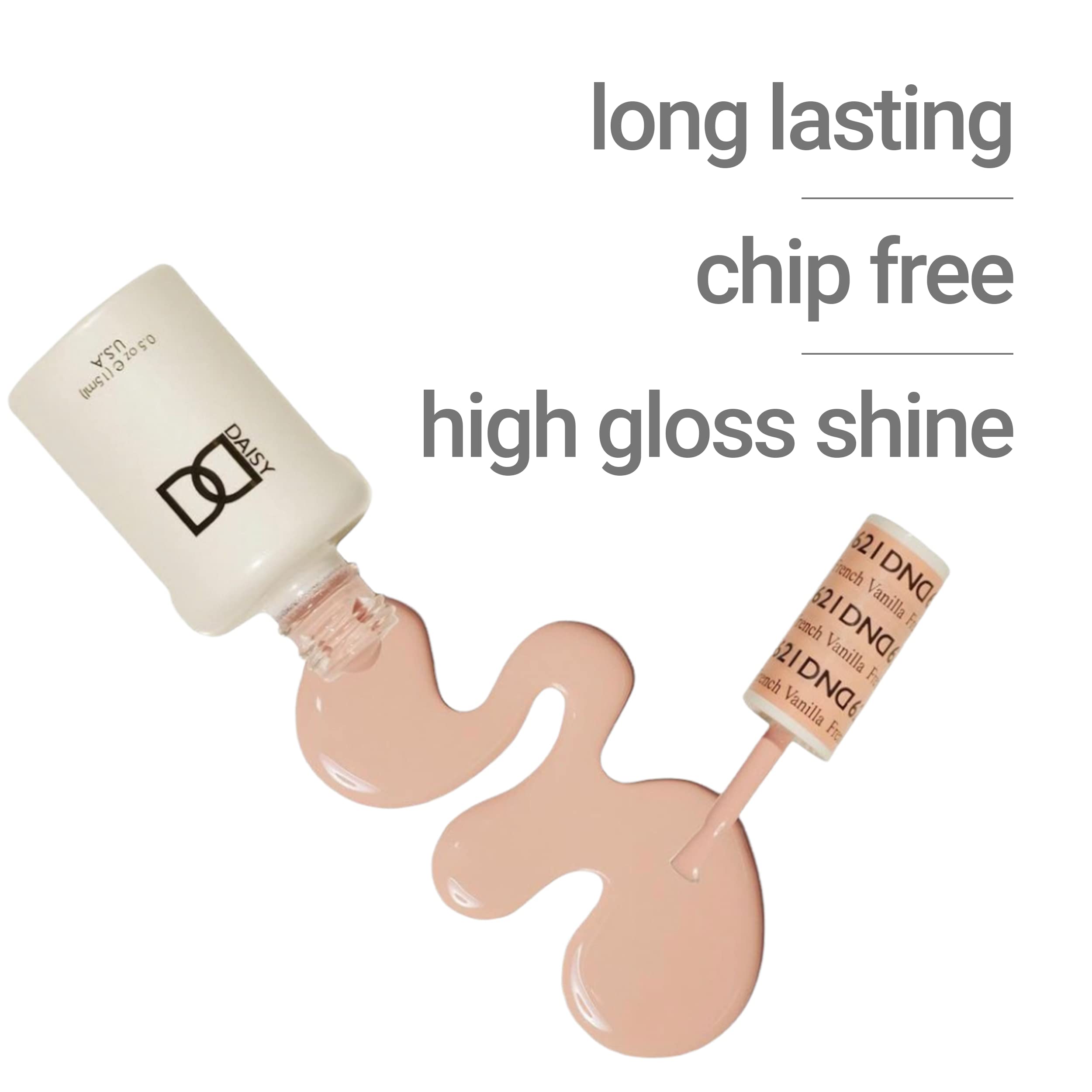 DAISY DND brush close-up applying smooth strokes for even coverage and easy control