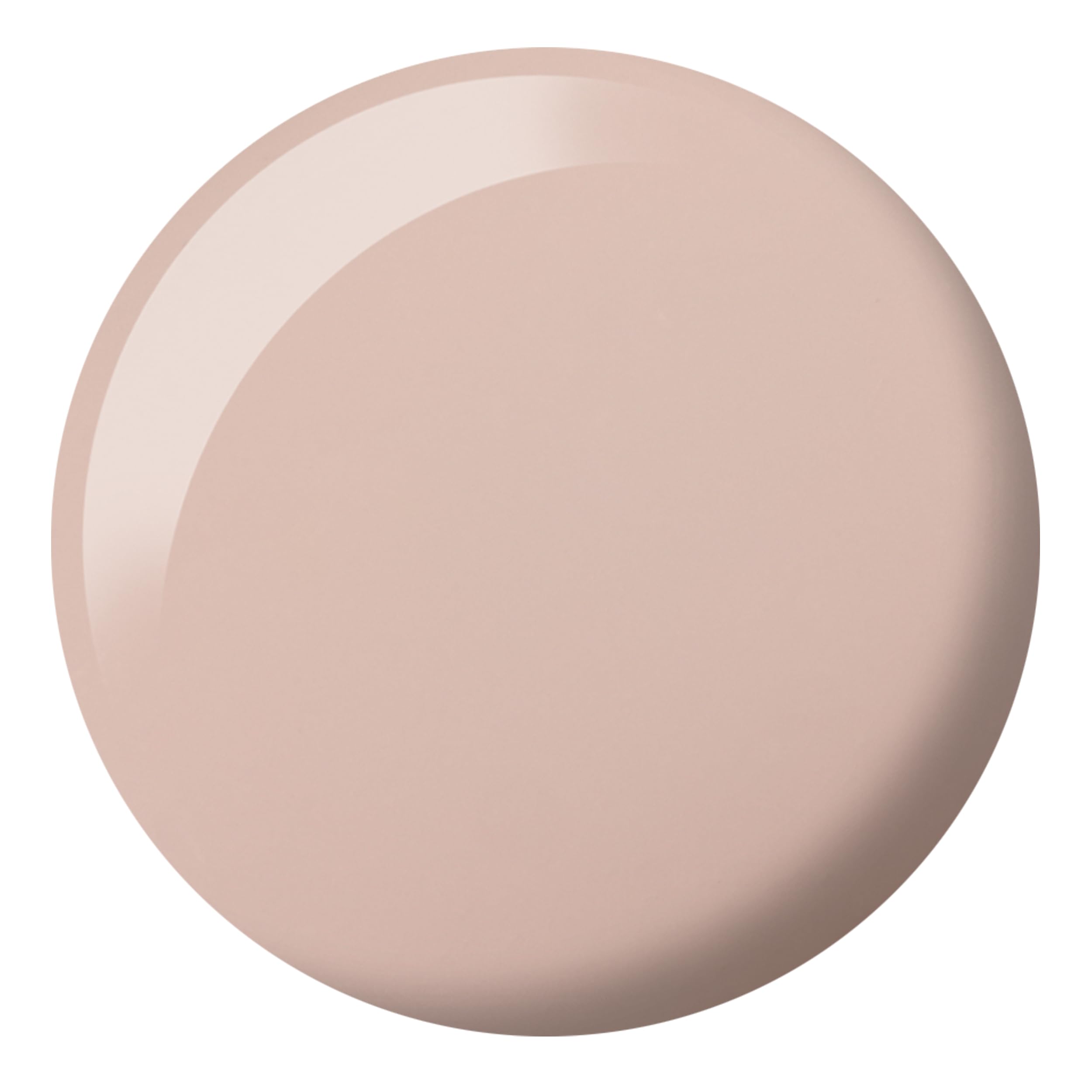 DAISY DND swatch painted on a nail proving sheer Fresh Linen color benefit