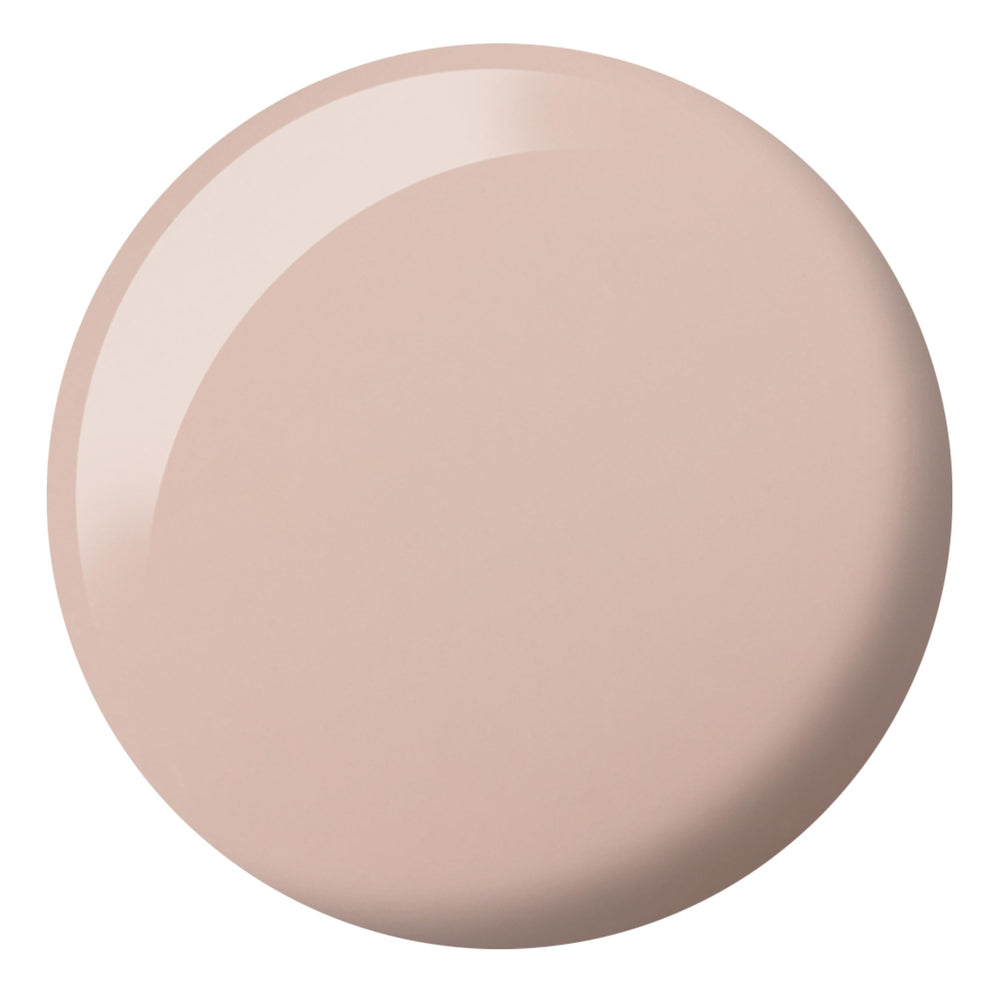 DAISY DND swatch painted on a nail proving sheer Fresh Linen color benefit