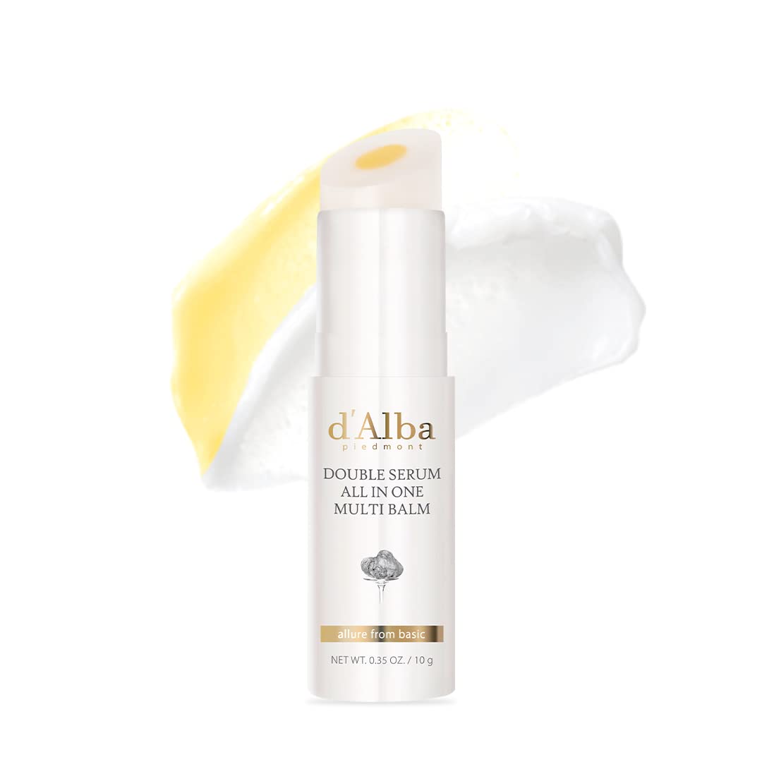 d'alba Piedmont front packaging showing compact balm and portability benefit