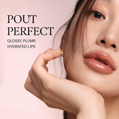 d'alba Piedmont texture swatch on skin revealing glossy finish and hydrating sheen benefit