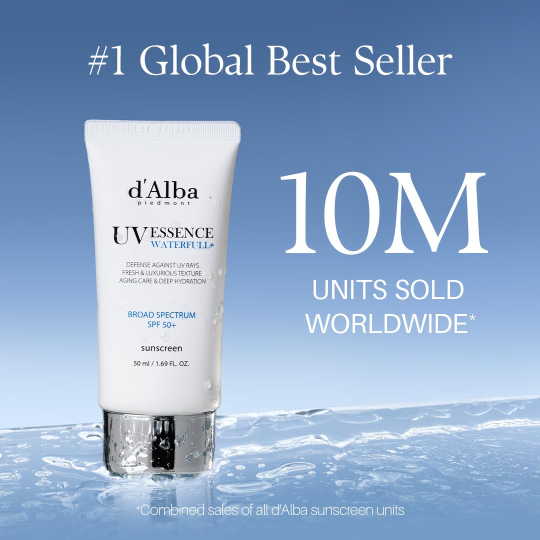 d'alba Piedmont watery-serum texture close-up showing lightweight hydration