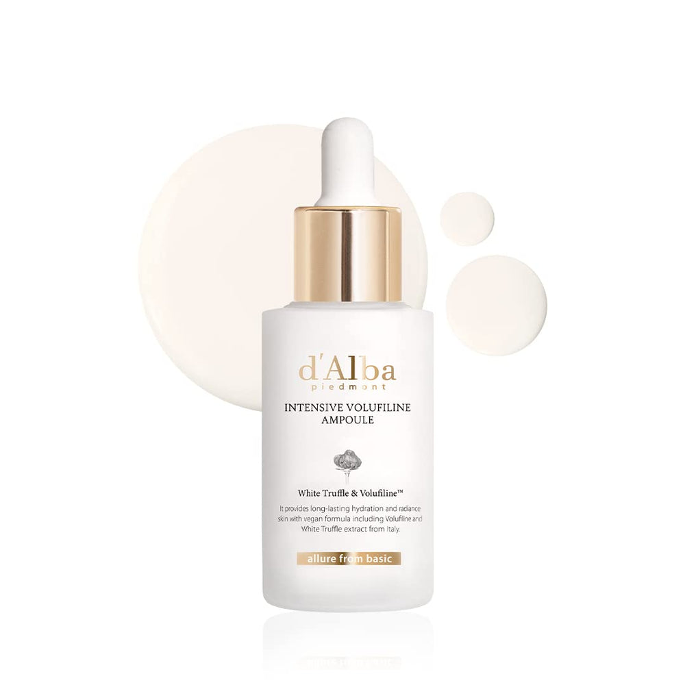 d'alba Piedmont front packaging showing elegant bottle and product benefits