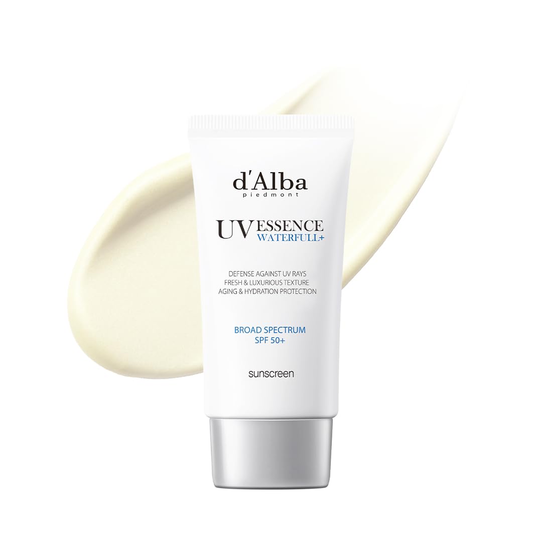 d'alba Piedmont front packaging showing SPF 50+ and compact size benefit