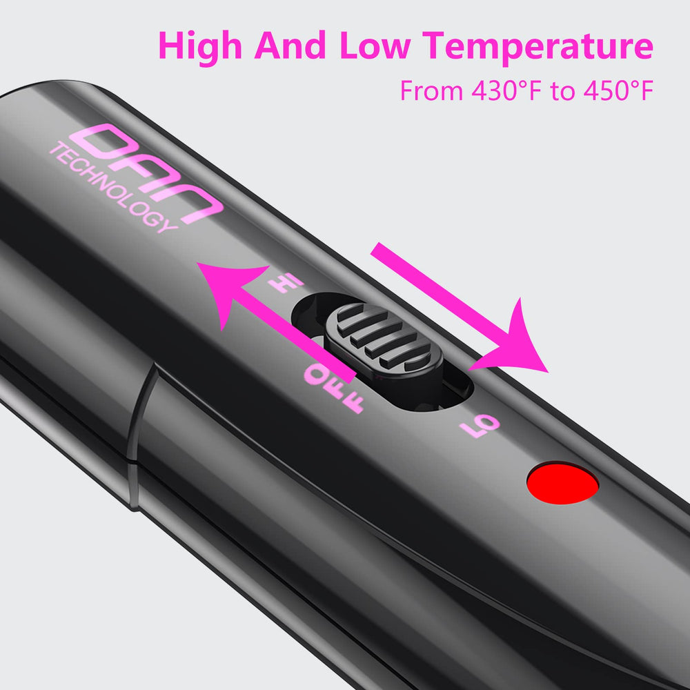 DAN Technology hot comb packed in a travel bag for worldwide styling flexibility