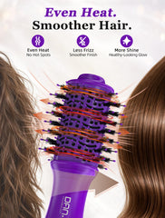 DAN Technology brush styling short hair to create volume and smoothness quickly