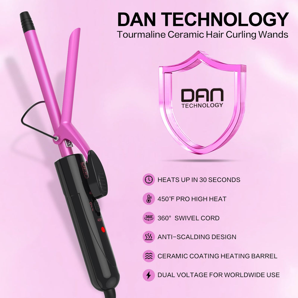 DAN Technology product packaging and label highlighting dual voltage feature