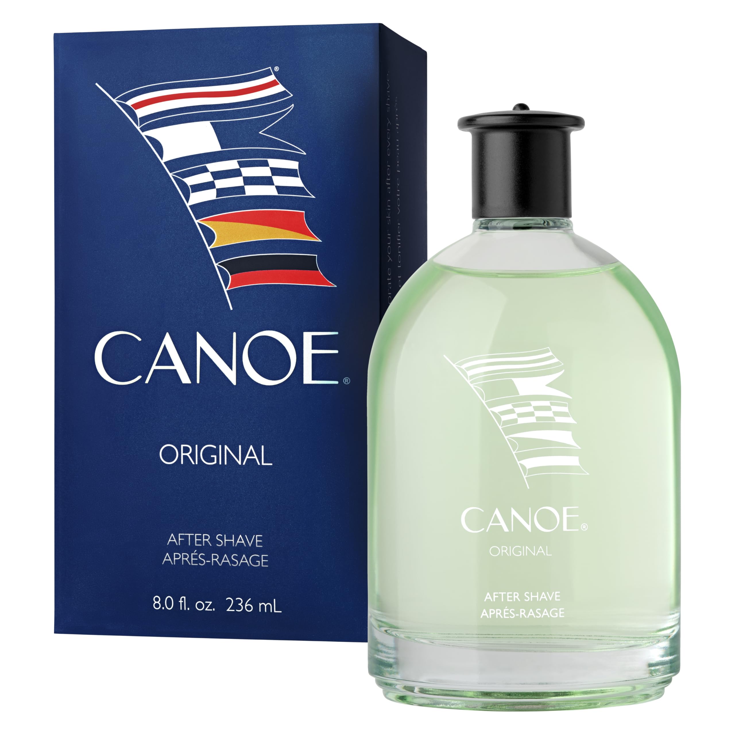 Dana CANOE front bottle showing classic label and 8 fl oz volume benefits