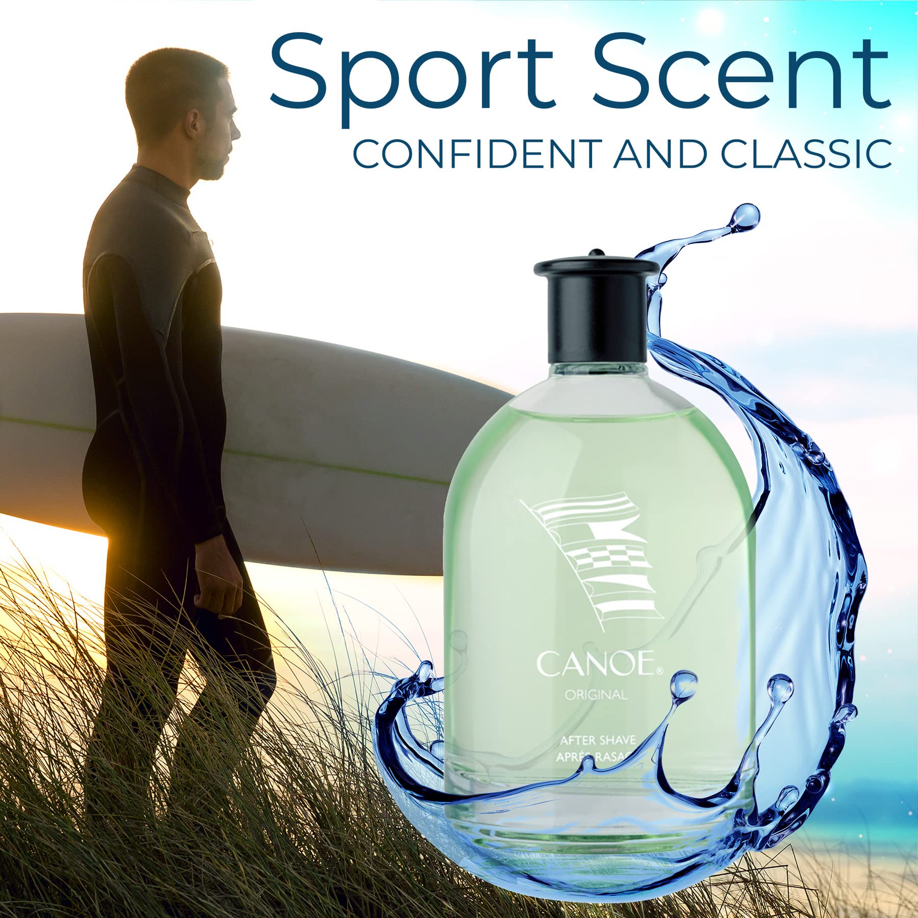 Dana CANOE being poured from bottle to palm showing easy application
