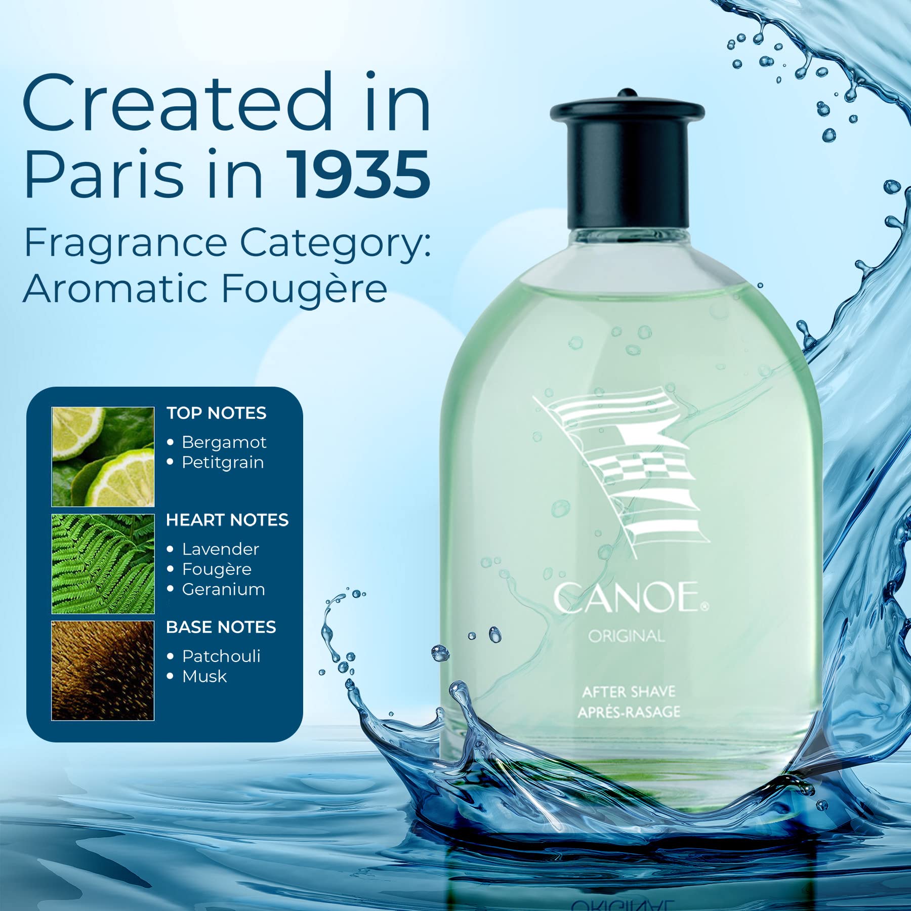 Dana CANOE bottle in hand to show 8 fl oz size and portability