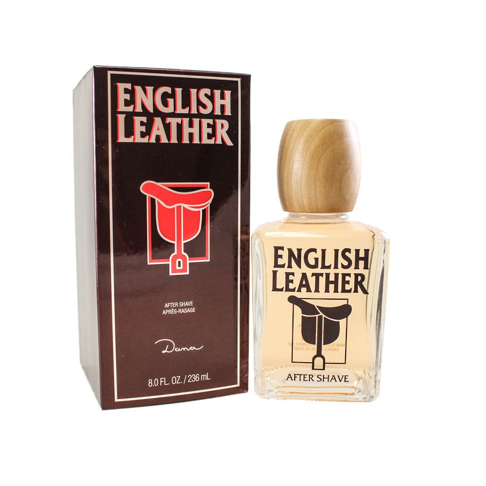 Dana label closeup revealing notes and benefit: authentic heritage fragrance