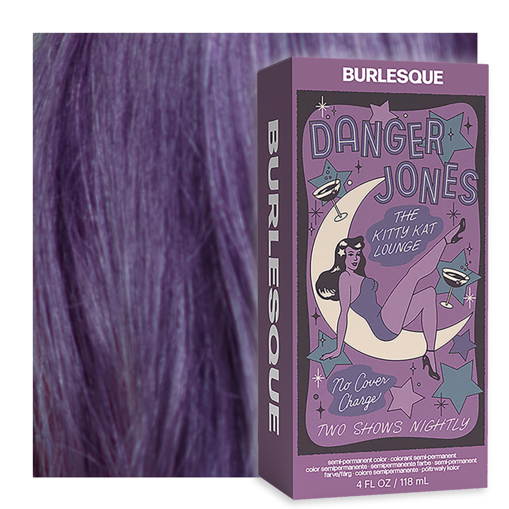 Danger Jones front packaging showing mauve shade and bold branding for clear choice