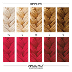Danger Jones before and after shot showing noticeable color result