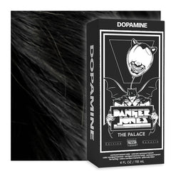 Danger Jones Dopamine Black front jar showing bold packaging and professional appeal