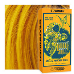 Danger Jones Starrider Yellow front packaging showing bright labeling and product benefits