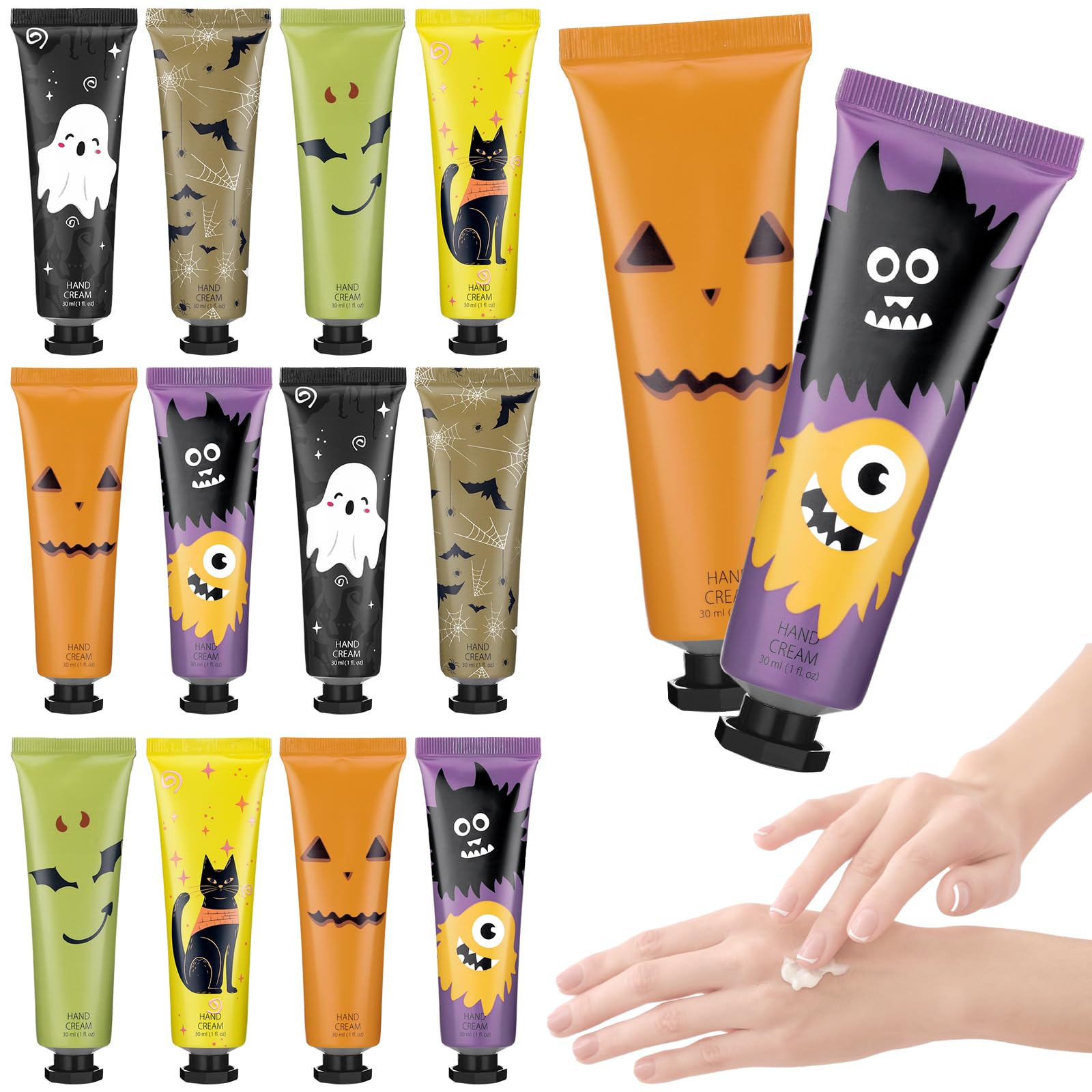 Dansib front packaging showing twelve festive Halloween tubes and gifting appeal