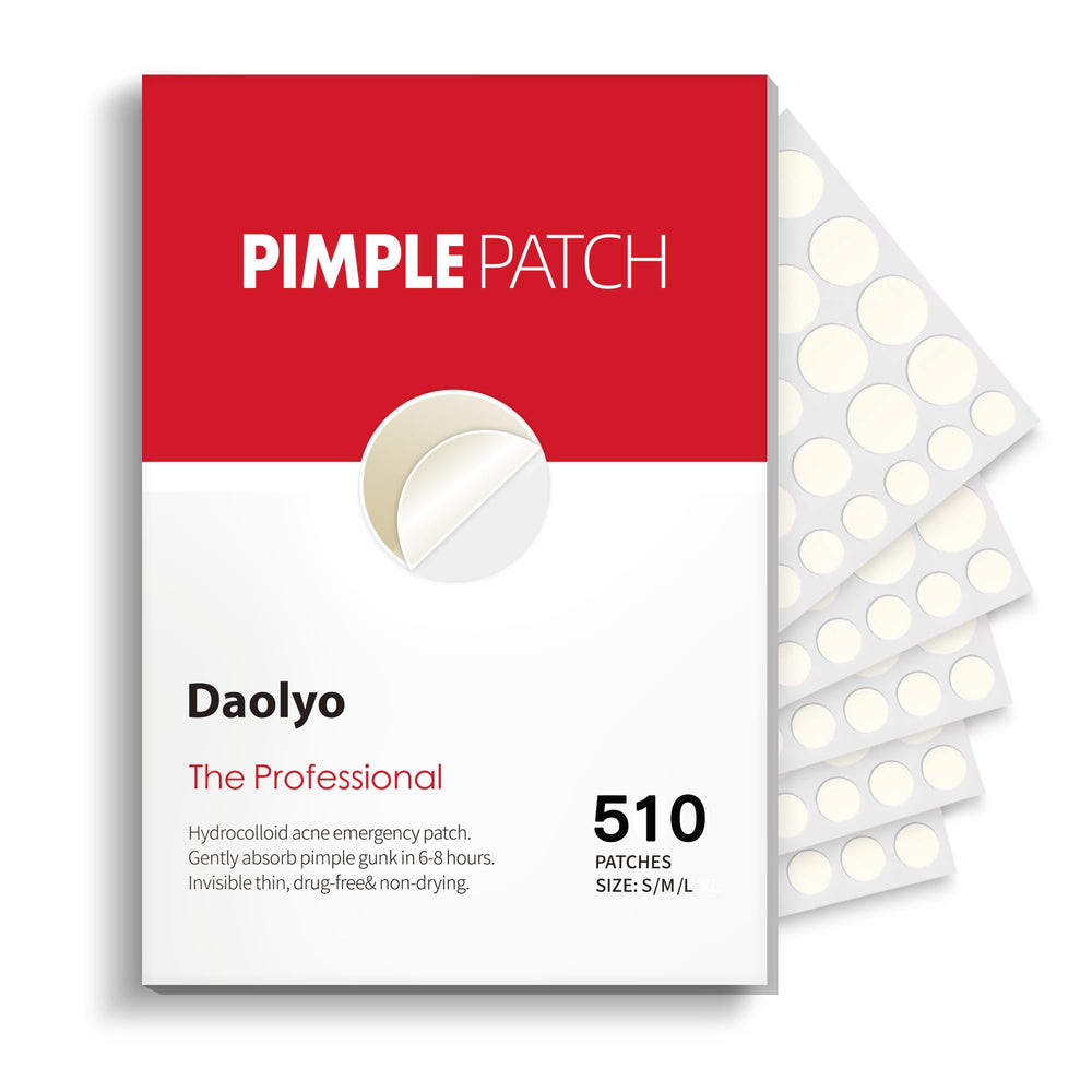 Daolyo front packaging showing full 510 patch set and convenience