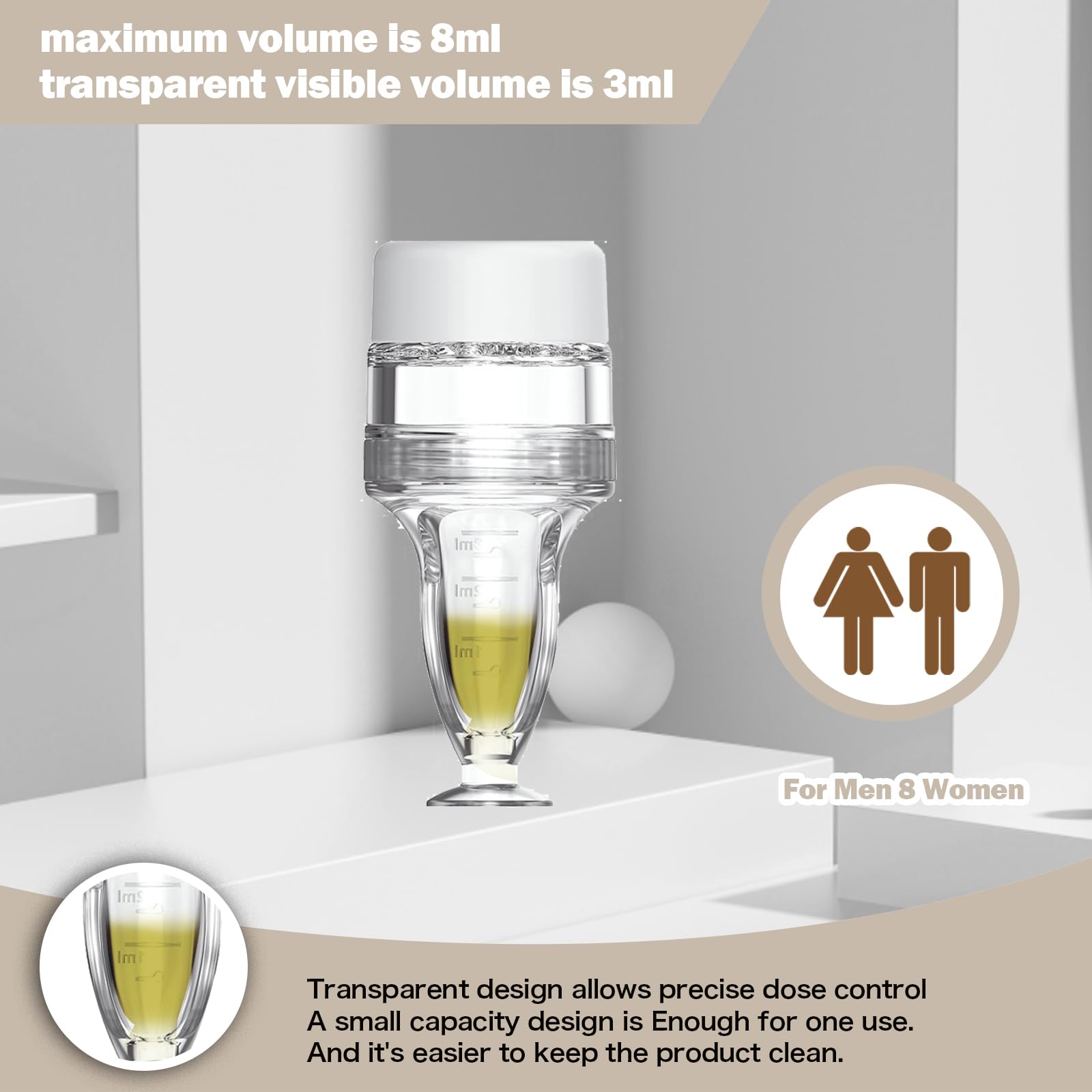 DAPENG applicator held in hand applying serum to scalp, easy single-handed use benefit