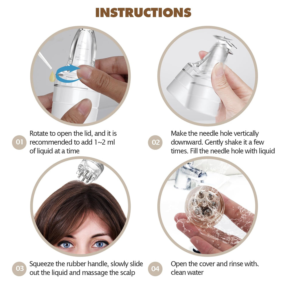 DAPENG applicator placed on bathroom shelf with serum bottle, travel-ready convenience benefit