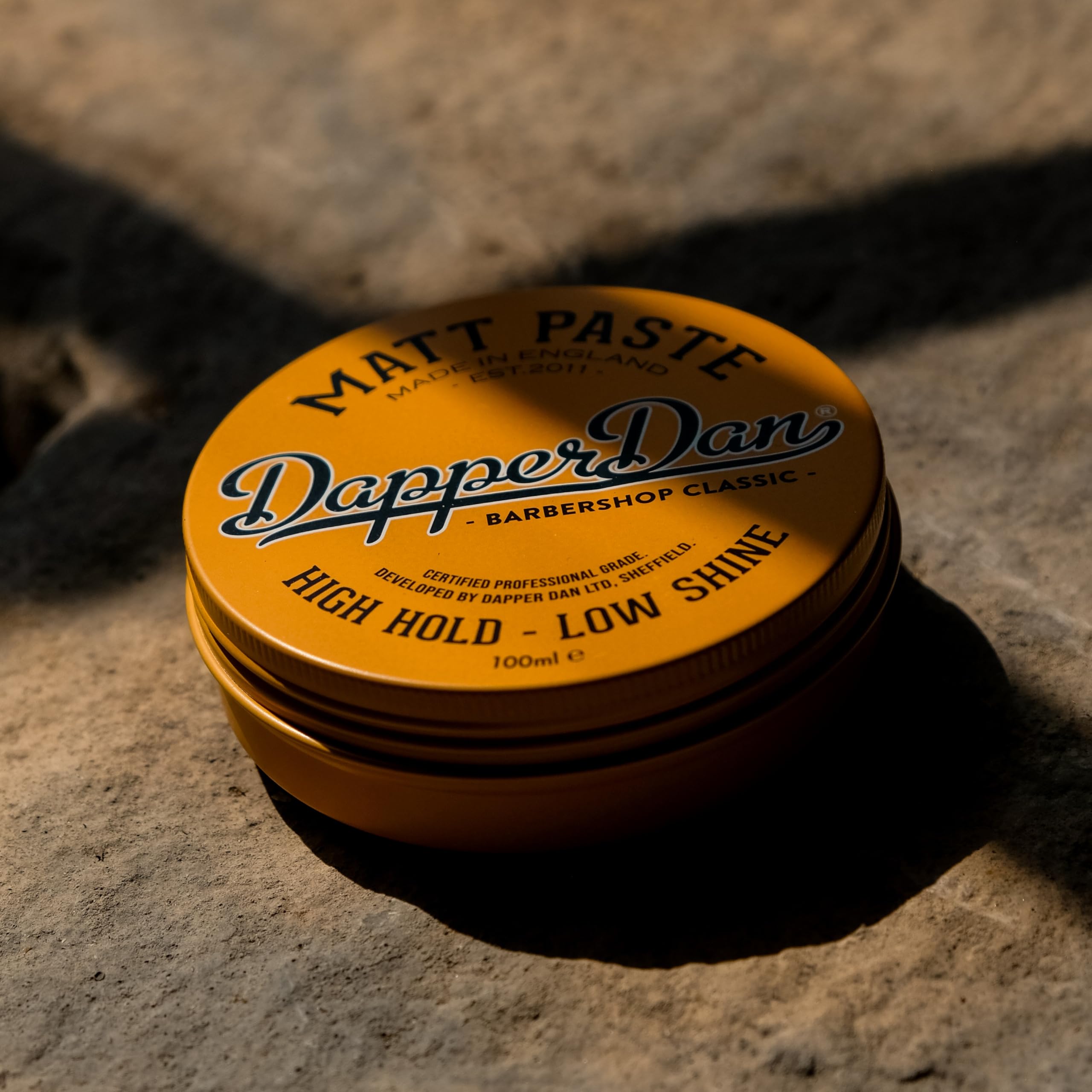 Dapper Dan sized next to ruler showing compact travel-friendly dimensions