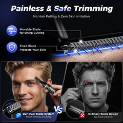 Dapsang blade closeup highlighting hypoallergenic sharpness and safety