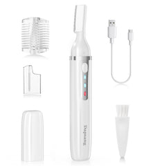 Dapsang front view showing compact razor and packaging for easy travel