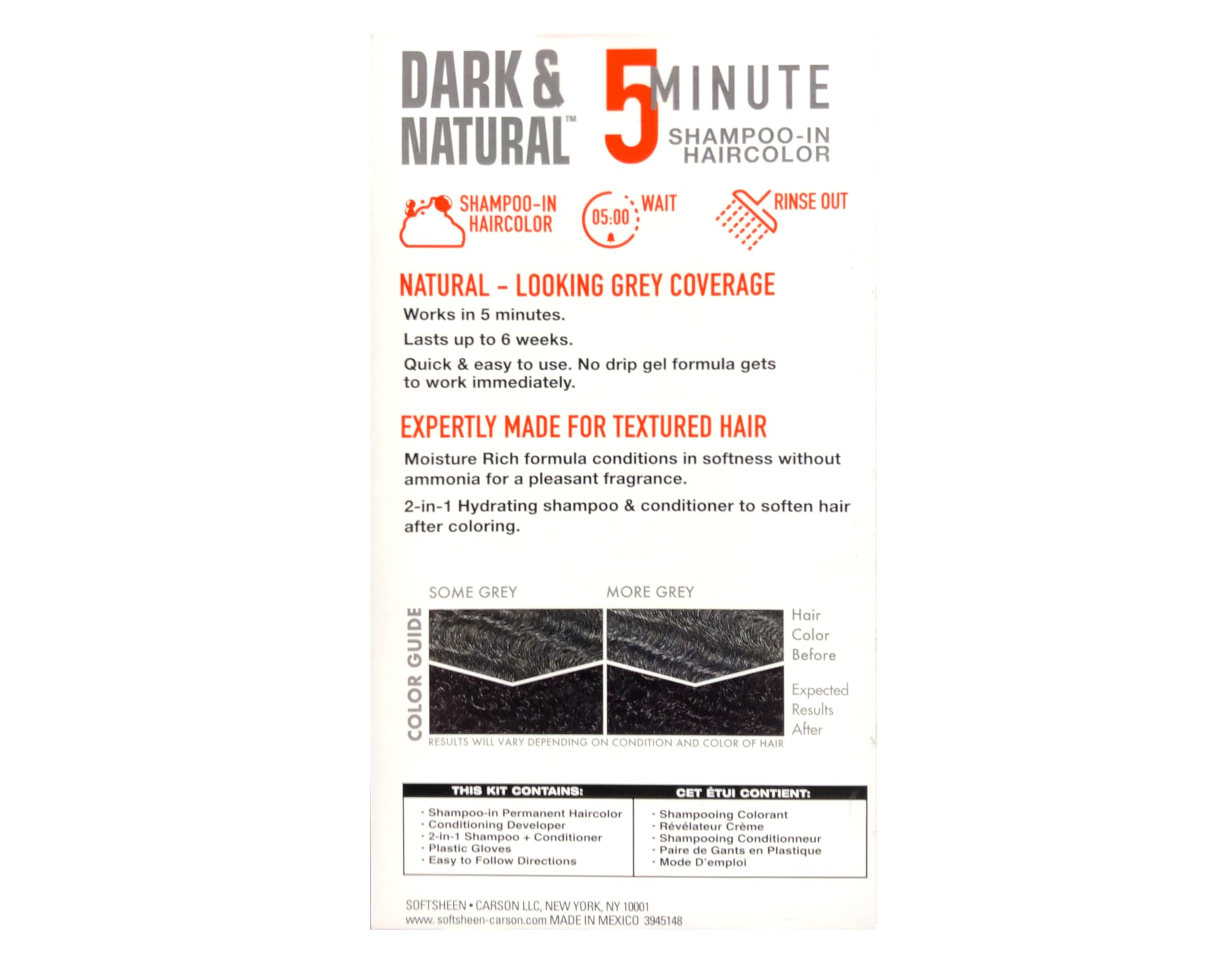 Dark & Natural product in hand during application showing easy controlled use
