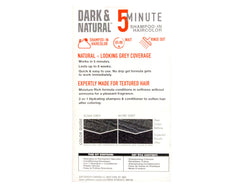Dark & Natural product in hand during application showing easy controlled use