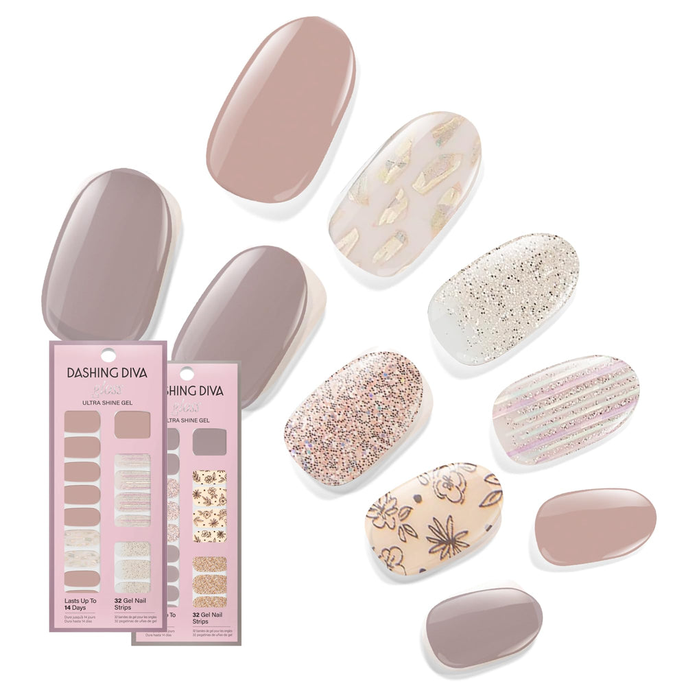 Dashing Diva front packaging showing both sets and glossy finish benefits