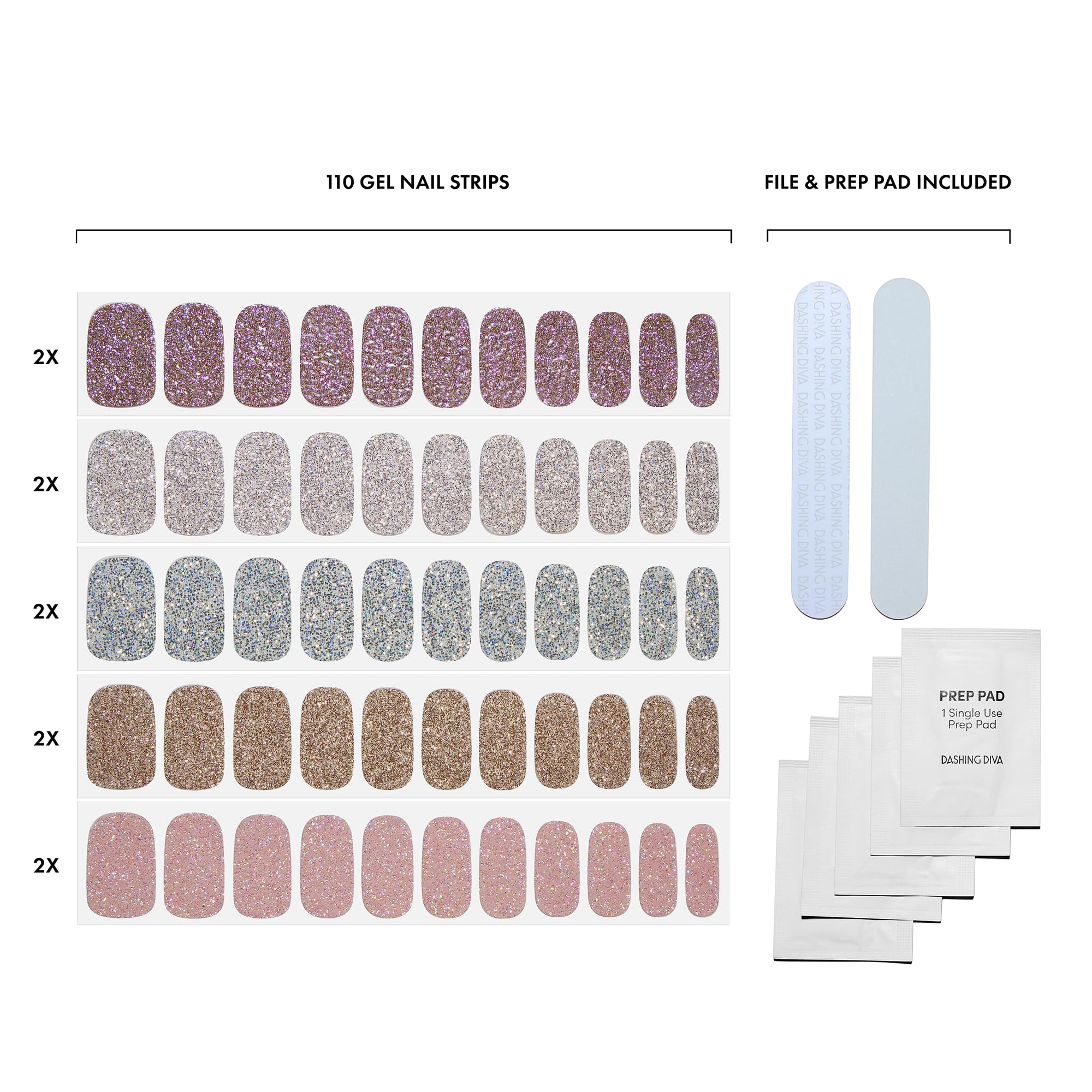 Dashing Diva applying strip to nail demonstrating quick press-on application benefit