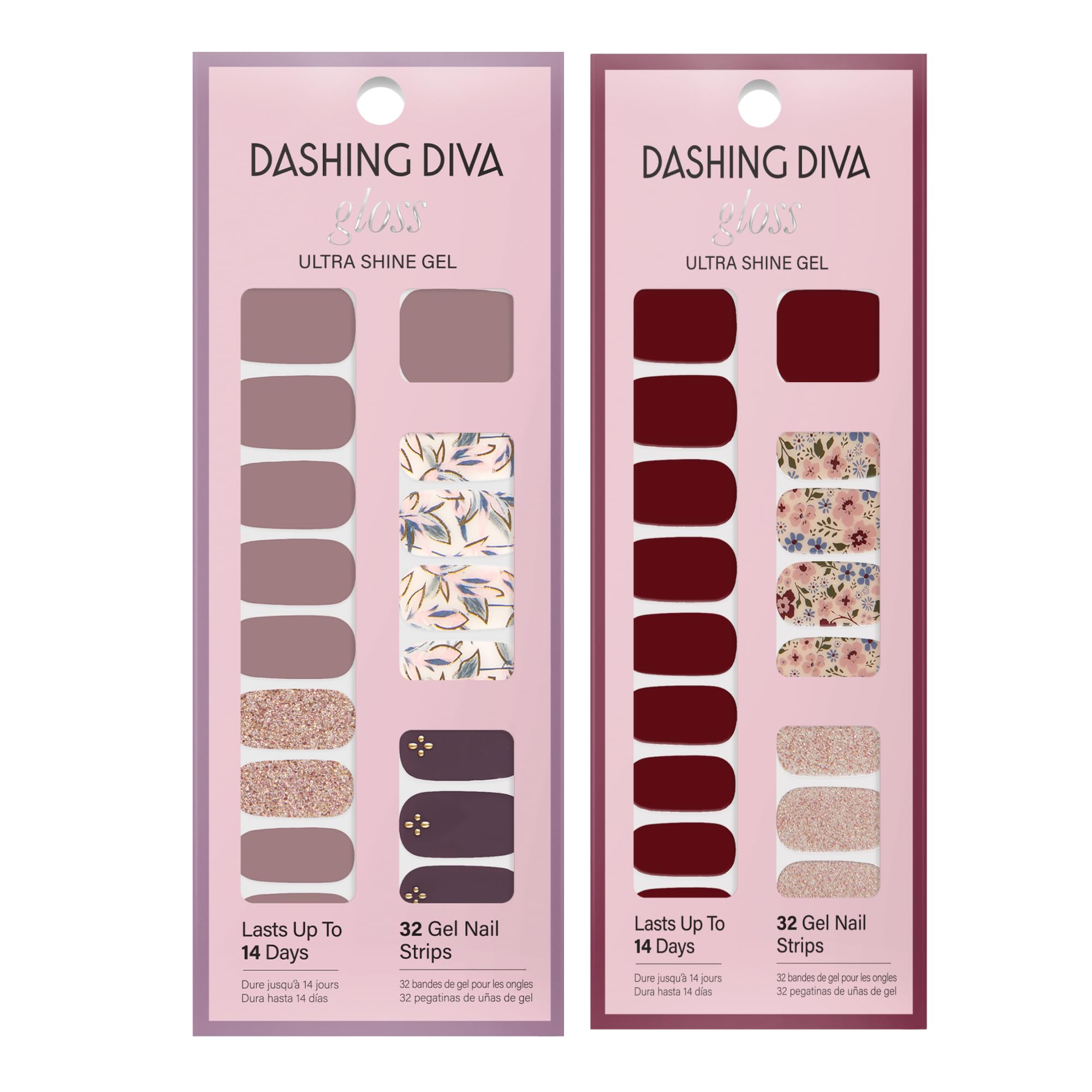 Dashing Diva scale view on model hand showing fit and size options