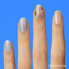 Dashing Diva close-up of Spiritual Journey strip detail and high-shine finish