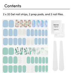 Dashing Diva gel strip being applied to nail for fast salon-style results