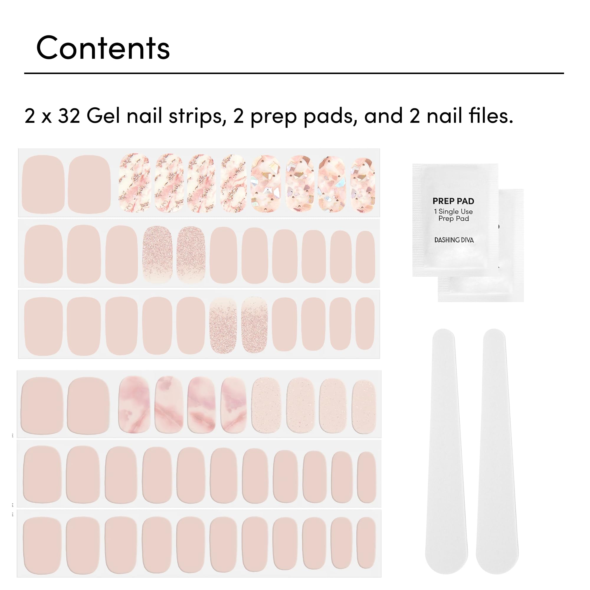 Dashing Diva applying gel strip to nail demonstrating fast, no-UV application benefit